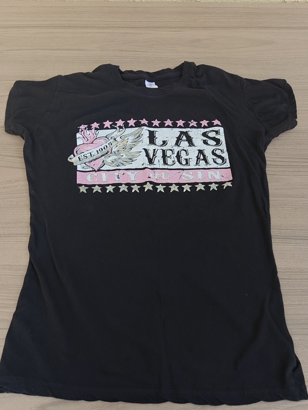 PixMate by Pima apparel Graphic Las Vegas Tee Black XL